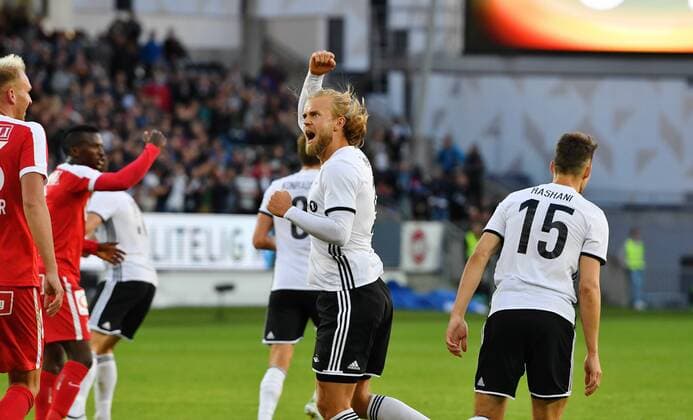 Fotball Playoff UEFA Europa League Rosenborg - Austria Wien Lerkendal Stadium, Trondheim, Norway 25 august 2016 Christian Gytkjaer 