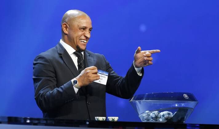 Bilder des Tages - SPORT Fußball, CL-Auslosung in Monaco Roberto Carlos. Champions League draw and the election of UEFA best player. In this picture, Roberto Carlos. xAngelxRIVEROx 
