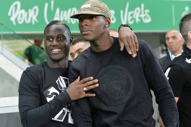 Henri Saivet, Bryan Dabo (saint etienne) - Fussball, Europa League Quali, AS Saint Etienne vs. Beitar Jerusalem - 25 08 2016 FredericChambert Panoramic 