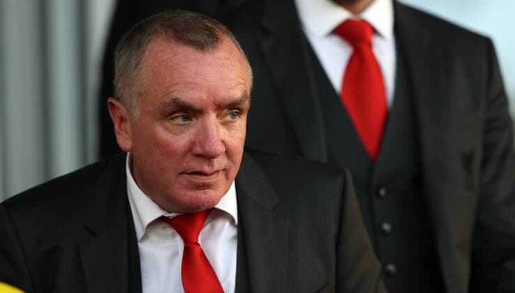 Chief Executive Officer Ian Ayre of Liverpool during the Football League Cup Second Round at The Pirelli Stadium. Picture date: August 23rd, 2016. Pic Lynne Cameron Sportimage EDITORIAL USE ONLY. No use with unauthorised audio, video, data, fixture lists, club league logos or live services. Online in-match use limited to 120 images, no video emulation. No use in betting, games or single club league player publications.