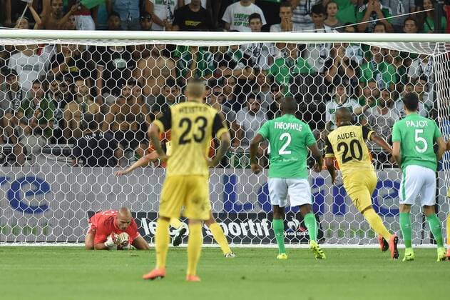 Jessy Moulin (saint etienne) - Fussball, Europa League Quali, AS Saint Etienne vs. Beitar Jerusalem - 25 08 2016 FredericChambert Panoramic 