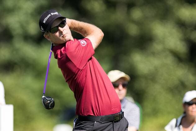 August 25, 2016: Kevin Streelman teeing off at the sixth tee during the first round of play at The Barclays, on the Black course, at Bethpage State Park in Farmingdale, NY. (Photo by David Hahn Icon Sportswire) GOLF: AUG 25 PGA Golf Herren - The Barclays - First Round Icon160825008 EDITORIAL USE ONLY