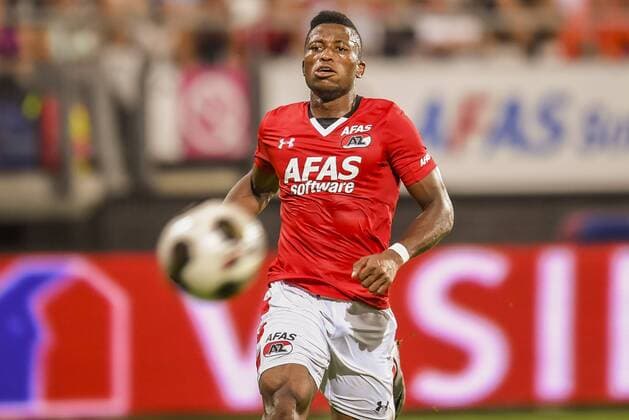 Fred Friday of AZ Alkmaarduring the Europa League match between AZ and FK Vojvodina on august 25, 2016 at the AFAS Stadium in Alkmaar, the Netherlands AZ v FK Vojvodina Europa League 2016 2017 xVIxGerritxvanxKeulenxIVx 6101728