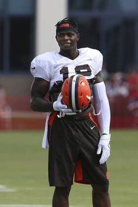 24 August 2016: Cleveland Browns wide receiver Josh Gordon (12) during the 2016 Tampa Bay Buccaneers Cleveland Browns joint Training Camp practice at One Buccaneer Place in Tampa, FL. (Photo by: Mark LoMoglio Icon Sportswire) NFL American Football Herren USA AUG 24 Buccaneers Training Camp Icon0824201600235 EDITORIAL USE ONLY