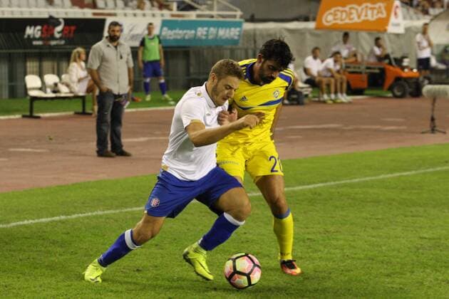 UEFA Europa League - play-off - Hajduk vs Maccabi Tel Aviv 25.08.2016., Split, Croatia - Second leg of UEFA Europa League play off, Hajduk Split - Maccabi Tel Aviv. Marko Cosic.  IvoxCagalj PIXSELL