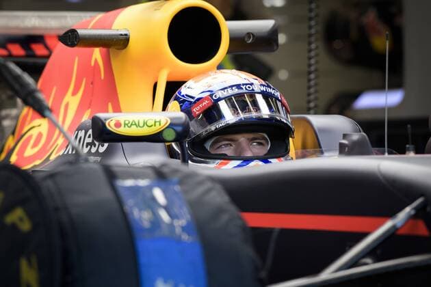Dutch Max Verstappen of Red Bull Racing Team pictured during a practice session at the Grand Prix F1 of Belgium, in Spa-Francorchamps, Friday 26 August 2016. The Spa-Francorchamps Formula One Grand Prix takes place this weekend, from August 26 until August 28. NICOLASxLAMBERT  x04919136x