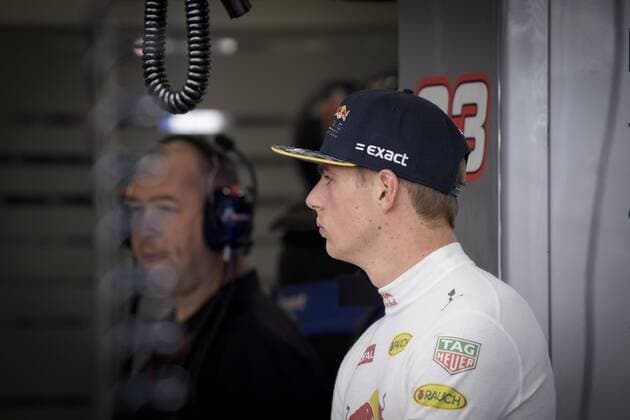 Dutch Max Verstappen of Red Bull Racing Team pictured during a practice session at the Grand Prix F1 of Belgium, in Spa-Francorchamps, Friday 26 August 2016. The Spa-Francorchamps Formula One Grand Prix takes place this weekend, from August 26 until August 28. NICOLASxLAMBERT  x04919122x
