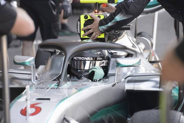 German Nico Rosberg of Mercedes AMG Petronas F1 Team pictured during a practice session at the Grand Prix F1 of Belgium, in Spa-Francorchamps, Friday 26 August 2016. The Spa-Francorchamps Formula One Grand Prix takes place this weekend, from August 26 until August 28. NICOLASxLAMBERT  x04919144x