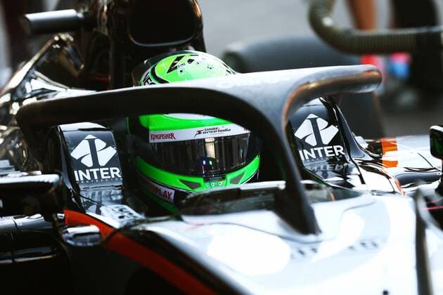 Belgian Grand Prix, Spa Francorchamps 25 - 28 August 2016 Nico Hulkenberg (GER) Sahara Force India F1 VJM09 running the Halo cockpit cover. 26.08.2016. Free Practice 1 