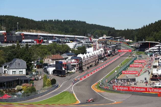 Belgian Grand Prix, Spa Francorchamps 25 - 28 August 2016 Sebastian Vettel (GER) Ferrari SF16-H. 26.08.2016. Free Practice 1 
