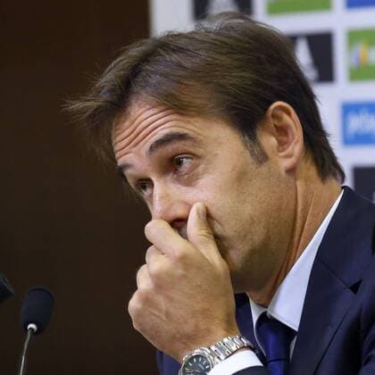 Spain s head coach Julen Lopetegui offers a press conference PK Pressekonferenz to annunciate his first Spain squad, at Las Rozas Football City, in Madrid, Spain, 26 August 2016. Spain will play a friendly game against Belgium and a EuroCup 2018 classification match against Liechtenstein on September. Julen Lopetegui s first Spain national team Nationalteam squad !ACHTUNG: NUR REDAKTIONELLE NUTZUNG!  20160826-636078152475339398