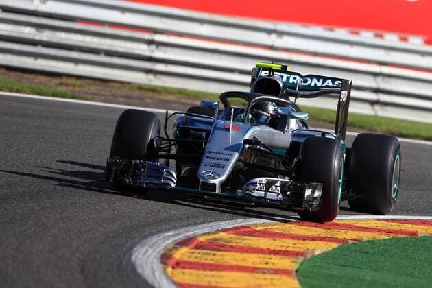 26.08.2016. Spa-Francorchamps, Belgium. F1 Grand Prix of Belgium. free practise day. Mercedes AMG Petronas W07 Hybrid & x2013; Nico Rosberg runs with Halo device xLeannexBoonx  ActionPlus11780276