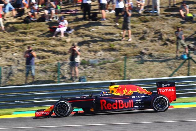 Belgian Grand Prix, Spa Francorchamps 25 - 28 August 2016 26.08.2016 - Free Practice 1, Daniel Ricciardo (AUS) Red Bull Racing RB12 