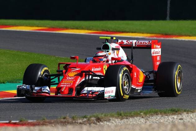 Belgian Grand Prix, Spa Francorchamps 25 - 28 August 2016 26.08.2016 - Free Practice 1, Kimi Raikkonen (FIN) Scuderia Ferrari SF16-H 