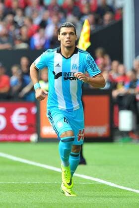 04 KARIM REKIK (om) - Fussball Frankreich, Ligue 1, EA Guingamp vs. Olympique Marseille - 21 08 2016 FEP Panoramic 