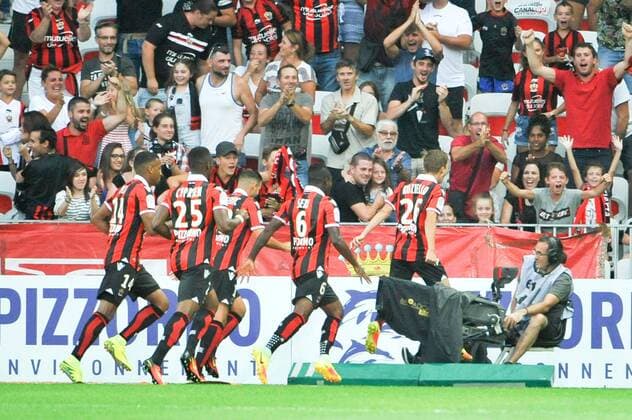 EQUIPE DE FOOTBALL DE NICE - SUPPORTERS - JOIE FOOTBALL : Nice vs Lille - Ligue 1 - 27 08 2016 FEP Panoramic 