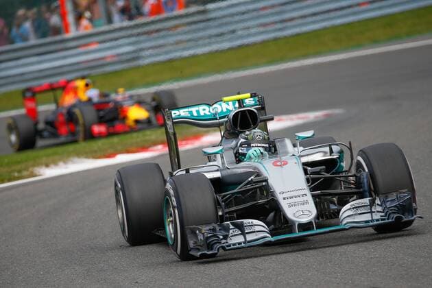 German Nico Rosberg of Mercedes AMG Petronas F1 Team pictured during the Grand Prix F1 of Belgium, in Spa-Francorchamps, Sunday 28 August 2016. The Spa-Francorchamps Formula One Grand Prix takes place this weekend, from August 26 until August 28. BRUNOxFAHY  x04920380x
