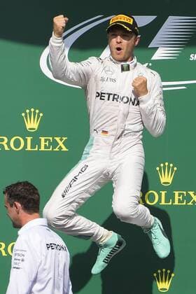 Formel 1, GP von Belgien, Sieger Nico Rosberg German Nico Rosberg of Mercedes AMG Petronas F1 Team celebrate on the podium after the Grand Prix F1 of Belgium, in Spa-Francorchamps, Sunday 28 August 2016. The Spa-Francorchamps Formula One Grand Prix takes place this weekend, from August 26 until August 28. NICOLASxLAMBERT  x04920514x