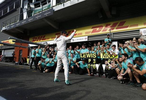Motorsports: FIA Formula One World Championship WM Weltmeisterschaft 2016, Grand Prix of Belgium, 6 Nico Rosberg (GER, Mercedes AMG Petronas Formula One Team), xHOCHxZWEIx