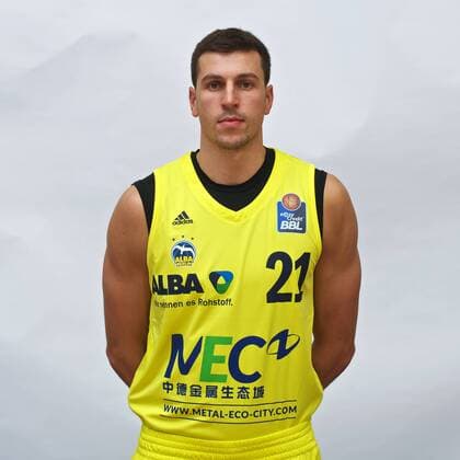 Basketball Berlin 25.08.2016 BBL 1. Bundesliga Saison 2016 2016 Alba Berlin Team Dragan Milosavljevic (Alba Berlin, No.21)
