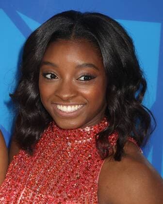 August 28, 2016 - New York, New York, U.S. - Olympic gymnast SIMONE BILES attends the arrivals at the 2016 MTV Video Music Awards held at Madison Square Garden. 2016 MTV Video Music Awards - Arrivals - ZUMAk03_