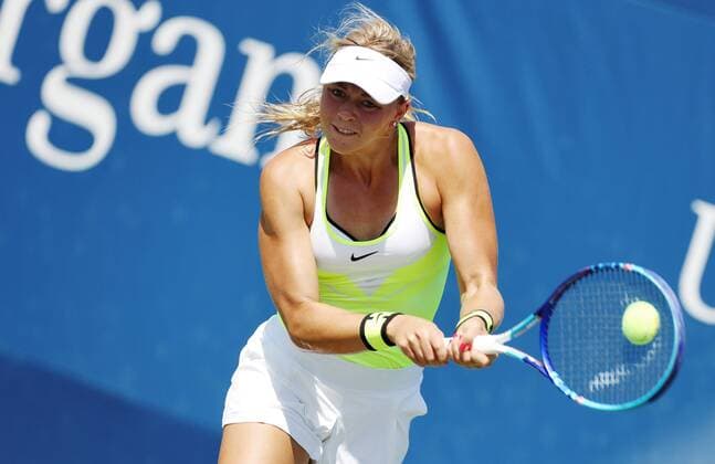 TENNIS - WTA Tennis Damen US Open 2016 NEW YORK CITY,NEW YORK,USA,29.AUG.16 - TENNIS - WTA Tour, US Open 2015, Grand Slam, Flushing Meadows. Image shows Carina Witthoeft (GER). GEPAxpictures xMatthiasxHauer