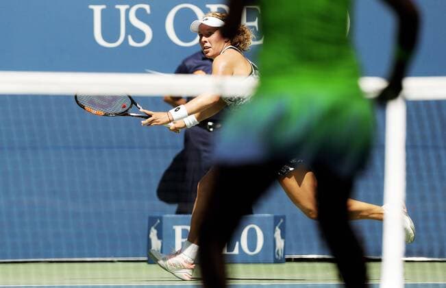 TENNIS - WTA Tennis Damen US Open 2016 NEW YORK CITY,NEW YORK,USA,29.AUG.16 - TENNIS - WTA Tour, US Open 2015, Grand Slam, Flushing Meadows. Image shows Anna-Lena Friedsam (GER). GEPAxpictures xMatthiasxHauer