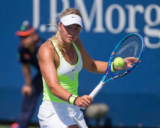 CARINA WITTHOEFT (GER) (GER) Tennis - US Open 2016 - Grand Slam ITF ATP Tennis Herren WTA Tennis Damen - Flushing Meadows - New York - New York - USA - 29 August 2016.