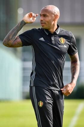 Belgium s assistant coach Thierry Henry pictured during a training session of Belgian national soccer team Red Devils, on Monday 29 August 2016, in Brussels. The Red Devils will play a World Championships 2018 Qualification game against Cyprus on September 6th. LUCxCLAESSEN  x04921469x