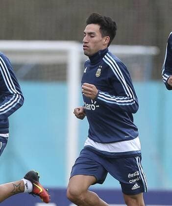 Nicolas Gaitan takes part in an Argentina s national soccer team training session, in Ezeiza, Argentina, 29 August 2016. Argentina will play with Uruguay in a game for the Russia 2018 World Soccer Cup qualifications, on 01 September 2016. Entrenamiento de la selección argentina de fútbol !ACHTUNG: NUR REDAKTIONELLE NUTZUNG!  BAS02 20160829-636081113682960395