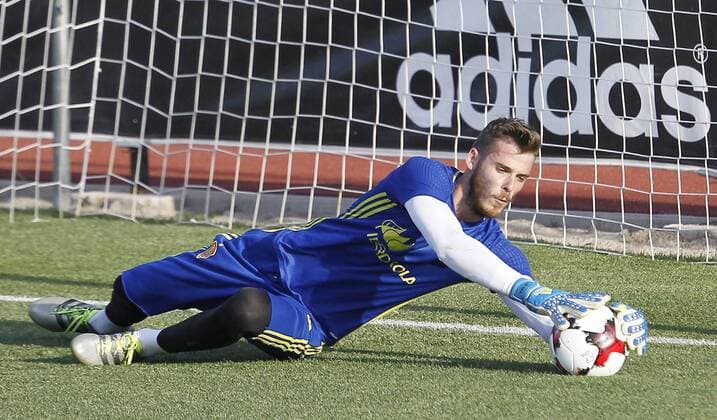 De Gea. Spanish national team Nationalteam training session. In this picture, De Gea. xAngelxRiverox 