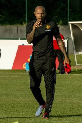Fußball, Co Trainer Thierry Henry - Training Nationalteam Belgien Belgium , Brussels , Aug 29 2016 - Training of the Belgian National soccer team Red Devils before the friendly game against Spain - T3 Thierry Henry Copyright Danny Gys Reporters xxGYS 