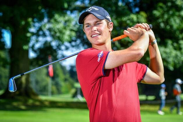 Belgian Thomas Detry pictured AT the Thomas Pieter Belgian Tour golf event in Tervuren, Tuesday 30 August 2016. LUCxCLAESSEN  x04921920x