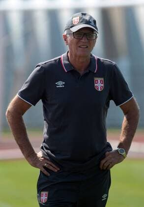 Fußball, Training Nationalteam Serbien 30.08.2016 Stara Pazova Serbia national team Nationalteam training men s football Zoran Filipovic Serbia team manager : 