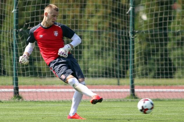 Fußball, Training Nationalteam Serbien 30.08.2016 Stara Pazova Serbia national team Nationalteam training men s football Aleksandar Jovanovic : 