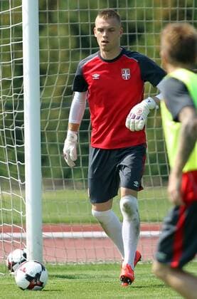 Fußball, Training Nationalteam Serbien 30.08.2016 Stara Pazova Serbia national team Nationalteam training men s football Aleksandar Jovanovic : 