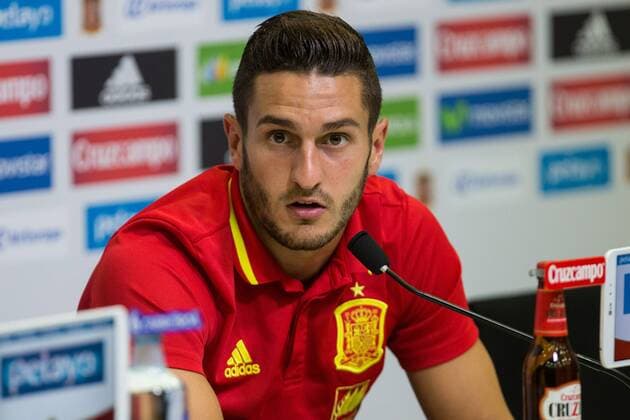 Spanish Koke Resurrecccion during the press conference PK Pressekonferenz of the concentration of Spanish football team at Ciudad del Futbol de Las Rozas before the qualifying for the Russia world cup in 2017 August 30, 2016.  (20160830029)