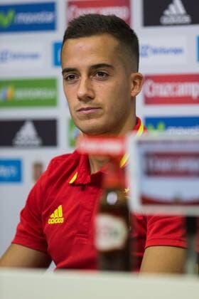 Fußball, Nationalteam Spanien Pressekonferenz Spanish Lucas Vazquez during the press conference PK Pressekonferenz of the concentration of Spanish football team at Ciudad del Futbol de Las Rozas before the qualifying for the Russia world cup in 2017 August 30, 2016.  (20160830010)