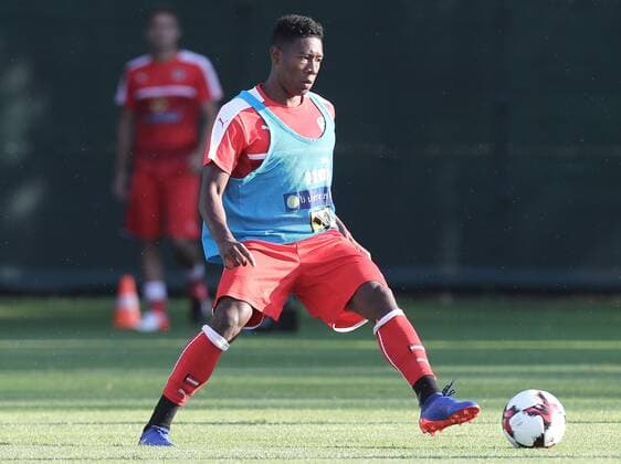 SOCCER - FIFA World Cup WM Weltmeisterschaft Fussball 2018 quali, GEO vs AUT VIENNA,AUSTRIA,30.AUG.16 - SOCCER - FIFA World Cup 2018, european qualifiers, OEFB international match Länderspiel Georgia vs Austria, preview, training. Image shows David Alaba (AUT). GEPAxpictures xChristianxOrt