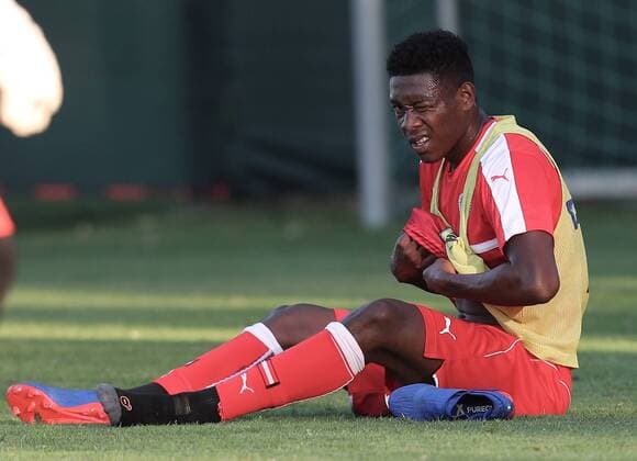 SOCCER - FIFA World Cup WM Weltmeisterschaft Fussball 2018 quali, GEO vs AUT VIENNA,AUSTRIA,30.AUG.16 - SOCCER - FIFA World Cup 2018, european qualifiers, OEFB international match Länderspiel Georgia vs Austria, preview, training. Image shows David Alaba (AUT). GEPAxpictures xChristianxOrt