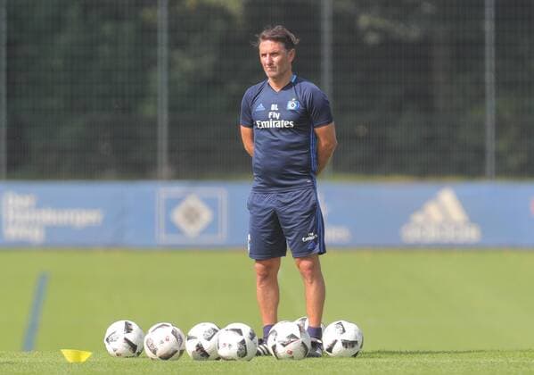 HSV-Training 01.09.2016 1. Fussball Bundesliga Saison 2016-2017 HSV-Training 01.09.2016 am Volksparkstadion Trainer Bruno Labbadia (Hamburger SV)