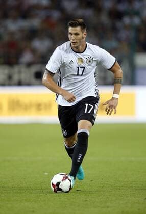 Niklas Süle (GER) . Einzelaktion am Ball . Deutschland -Finnland . Fussball-Länderspiel 2016, Freundschaftsspiel . Mönchengladbach, GER,31.08.2016 ,