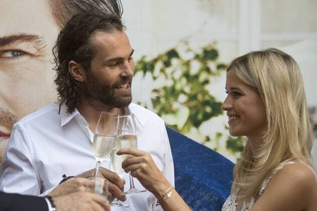 Czech hockey player Jaromir Jagr (left) with his girlfriend Veronika Koprivova (right) presented new calendar of the largest chain of luxury jewellery Klenoty Aurum in Prague, Czech Republic, September 1, 2016. (CTKxPhoto MichalxKamaryt) CTKPhotoP201609010798501  kmt 5