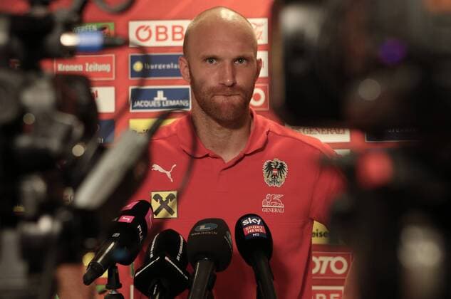 SOCCER - FIFA World Cup WM Weltmeisterschaft Fussball 2018 quali, GEO vs AUT VIENNA,AUSTRIA,02.SEP.16 - SOCCER - FIFA World Cup 2018, european qualifiers, OEFB international match Länderspiel Georgia vs Austria, preview, press conference PK Pressekonferenz Image shows Robert Almer (AUT). GEPAxpictures xChristianxOrt
