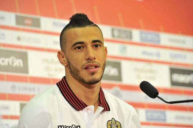 Younes Belhanda (ogcnice) - Fussball Frankreich, Ligue 1, Pressetermin Neuzugang OGC Nice - 02 09 2016 NorbertScanella Panoramic 