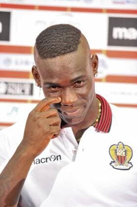Mario Balotelli (ogcnice) - Fussball Frankreich, Ligue 1, Pressetermin OGC Nice - 02 09 2016 NorbertScanella Panoramic 