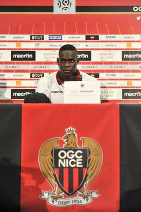Mario Balotelli (ogcnice) - Fussball Frankreich, Ligue 1, Pressetermin OGC Nice - 02 09 2016 NorbertScanella Panoramic 