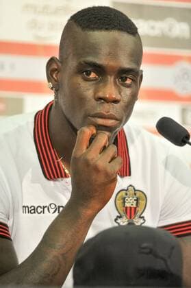 Mario Balotelli (ogcnice) - Fussball Frankreich, Ligue 1, Pressetermin OGC Nice - 02 09 2016 NorbertScanella Panoramic 
