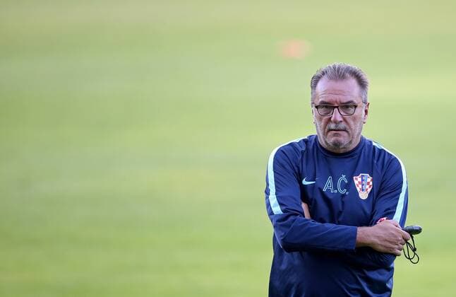 Fußball, Training Nationalteam Kroatien FIFA World Cup WM Weltmeisterschaft Fussball Qualifiers - group I - Croatia training - Day 5 02.09.2016., Zagreb, Croatia - Croatian national football team on training before the match with Turkey. Ante Cacic.  IgorxKralj PIXSELL