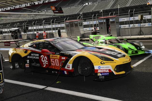 50 LARBRE COMPETITION (FRA) CHEVROLET CORVETTE C7 LMGTE AM YUTAKA YAMAGISHI (JPN) PIERRE RAGUES (FRA) RICKY TAYLOR (USA) (ITA) AUTOMOBILE : WEC - 6 Heures de Mexico - 02 09 2016 VisionSport Panoramic 